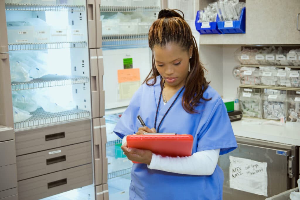 Supply manager in a hospital.